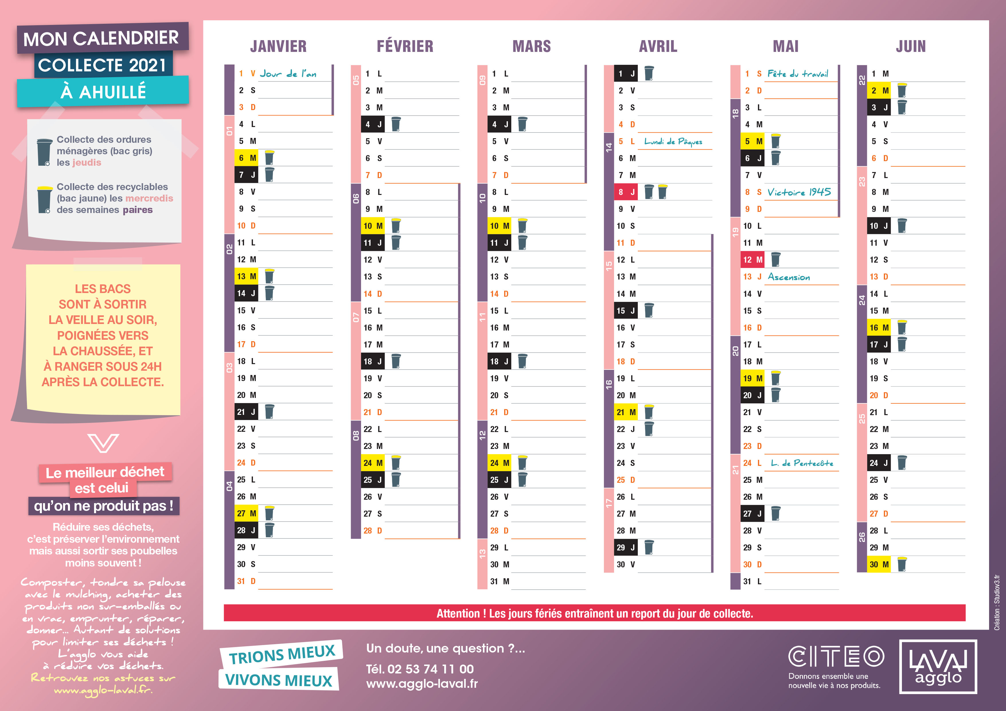 Les Calendriers De Collecte 2021 Sont Disponibles Laval Agglo Laval Agglomeration calendrier encombrant clamart 2021