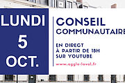 Conseil communautaire du 5 octobre