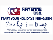 START YOUR HOLIDAYS IN ENGLISH !