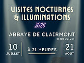 L'ABBAYE DE CLAIRMONT EN NOCTURNE