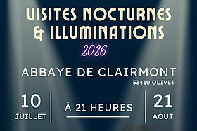 L'ABBAYE DE CLAIRMONT EN NOCTURNE