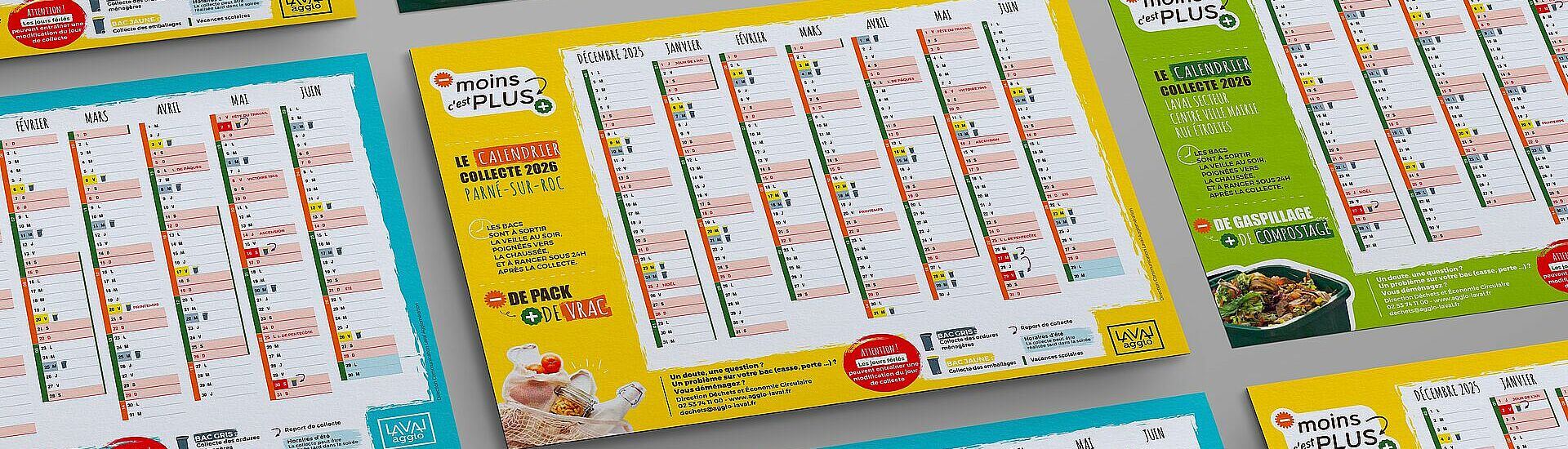 Téléchargez votre calendrier de collecte 2026